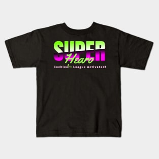 Super Hearo | Cochlear Implant | Deaf Tshirt Kids T-Shirt